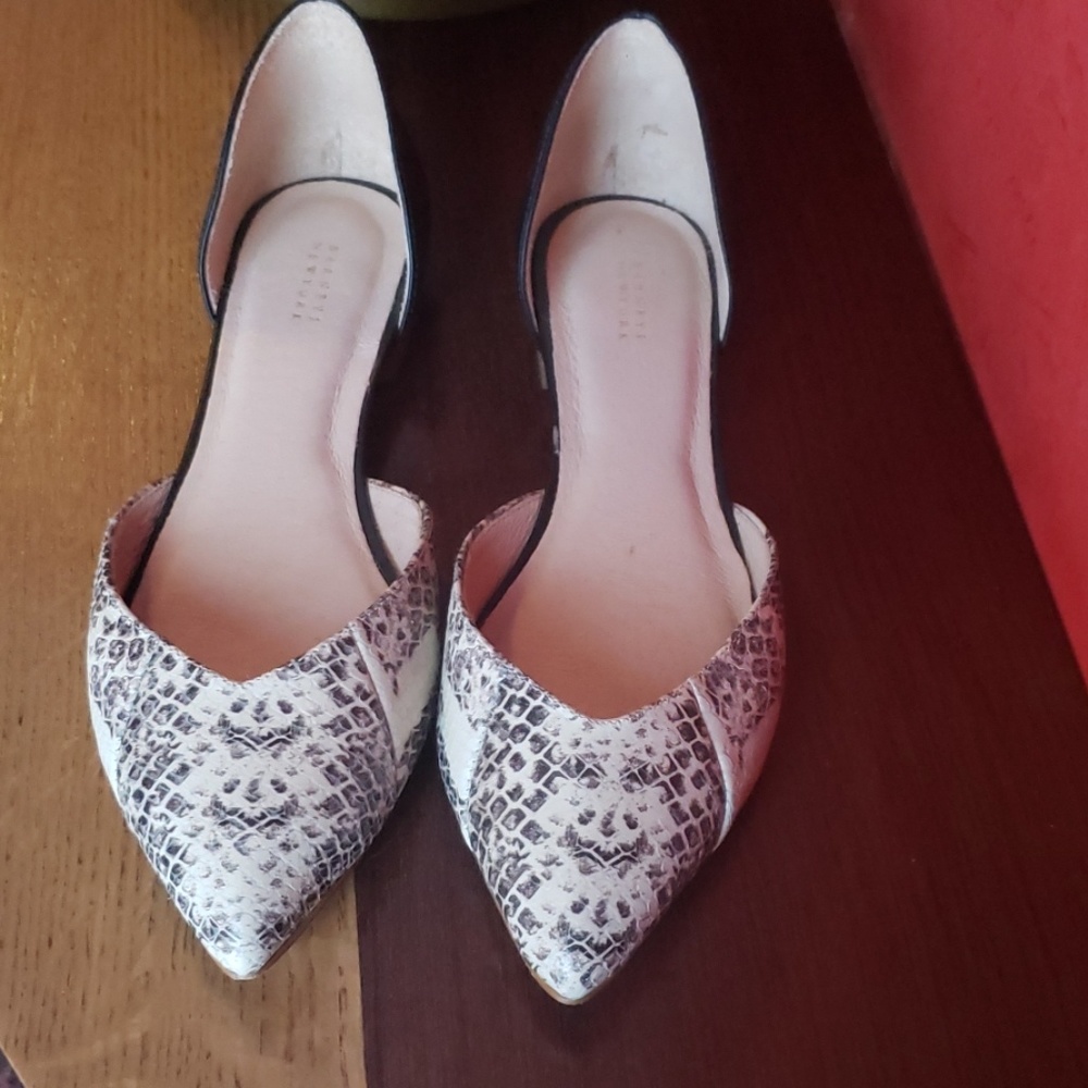 Barneys New York D'orsay Flats (worn once)
